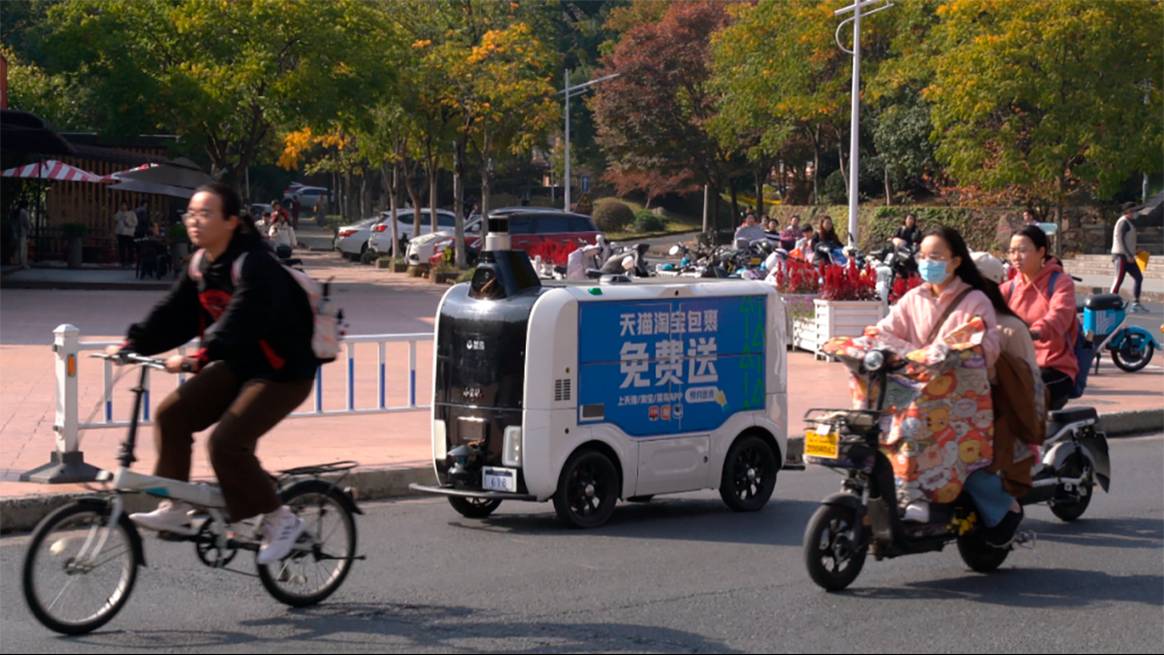 Photo Credits: Robot autónomo de Alibaba. Alibaba.