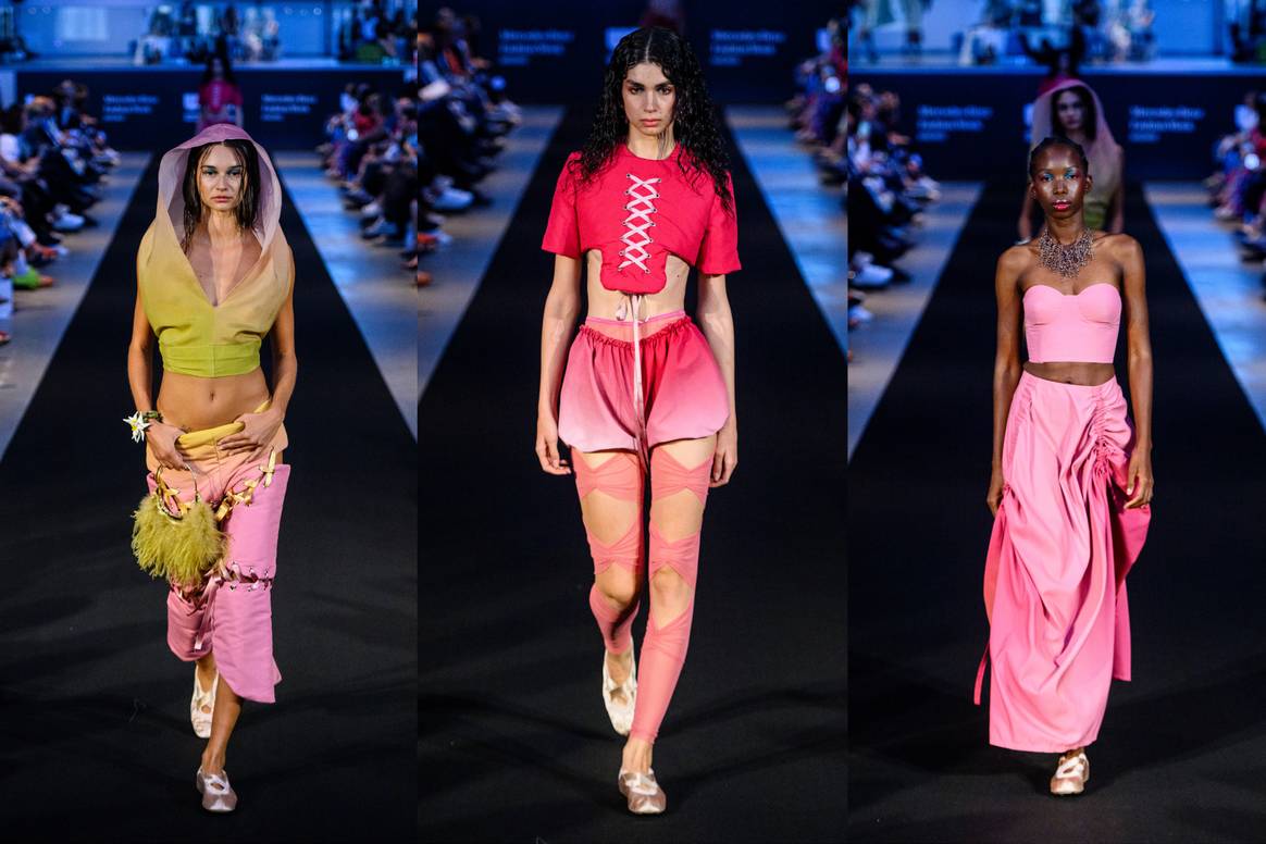 Alisson Camila Jiménez Neuman. Desfile UDIT en MBFW Madrid. Edición de Septiembre 2024.