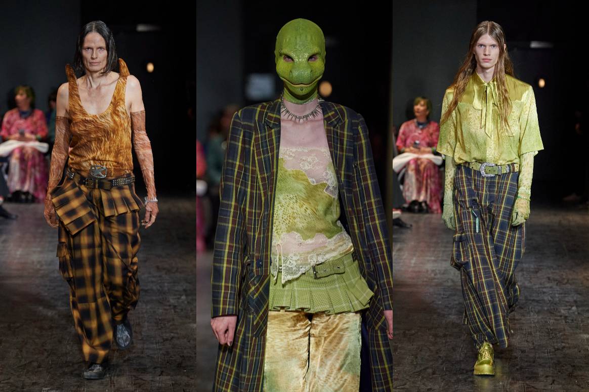 Looks from Collina Strada FW23 at NYFW. Image: Launchmetrics Spotlight