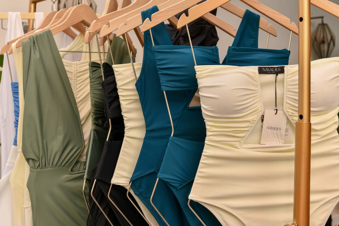 Ilhame El Moumouhi, italo-marocaine, fondatrice de la marque de maillots de bain Nayades the Label, fabriquée au Portugal et coup de cœur de Nathalie Dufour.