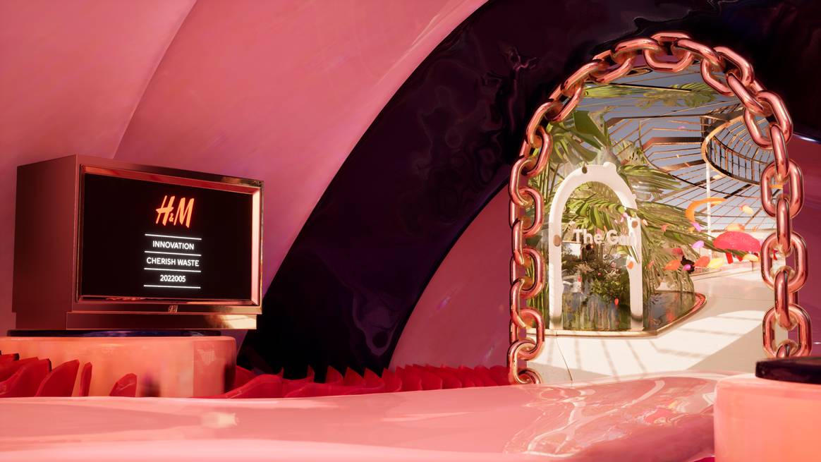 Campaign-area in de virtuele showroom  | Beeld: H&M / Dept Germany Marketing Holding GmbH