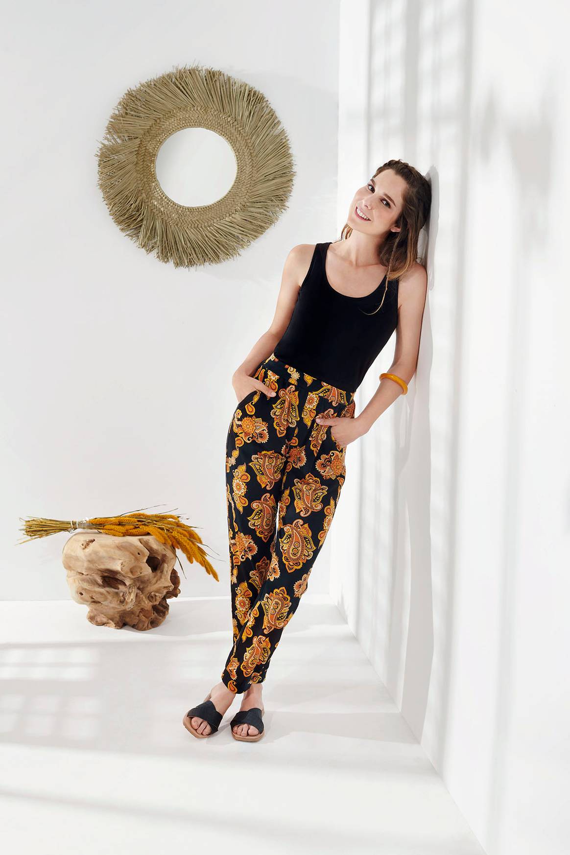 Photo Credits: La actriz Natalia Sánchez con prendas de la colección “Boho” de Esmara. Cortesía de Lidl.