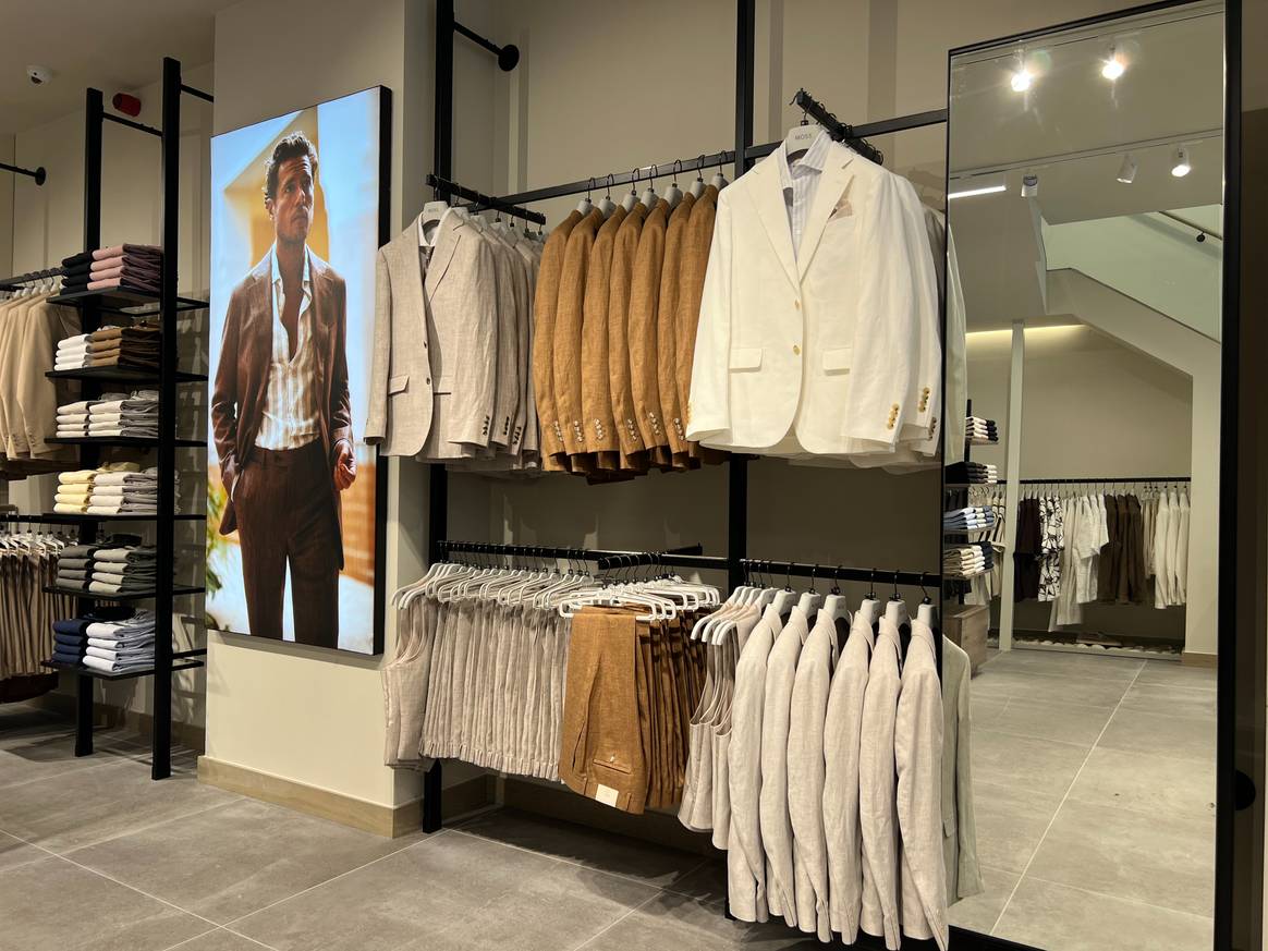 Moss' refurbished Oxford Street West flagship store.