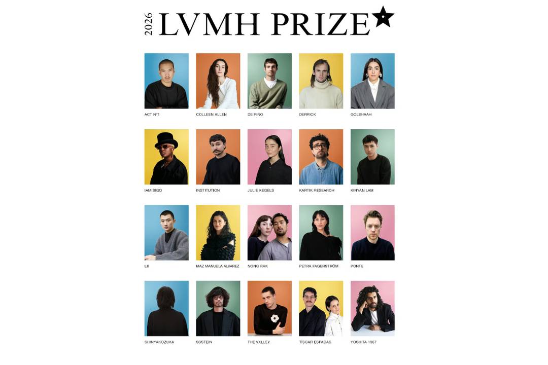 I semifinalisti del Premio LVMH 2026.