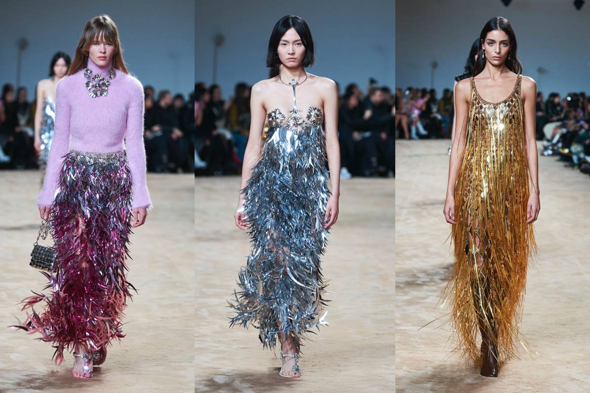 Paco Rabanne FW23, Ready-to-wear. Imagen: Spotlight Launchmetrics