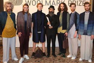 Suketdhir is named the winner of the Men's International Woolmark Prize