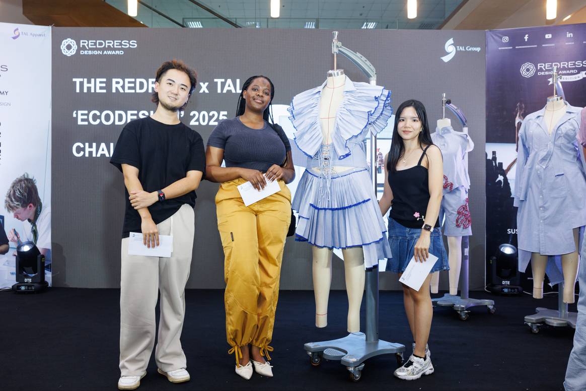 The winning team of this year's Redress x TAL Ecodesign challenge.