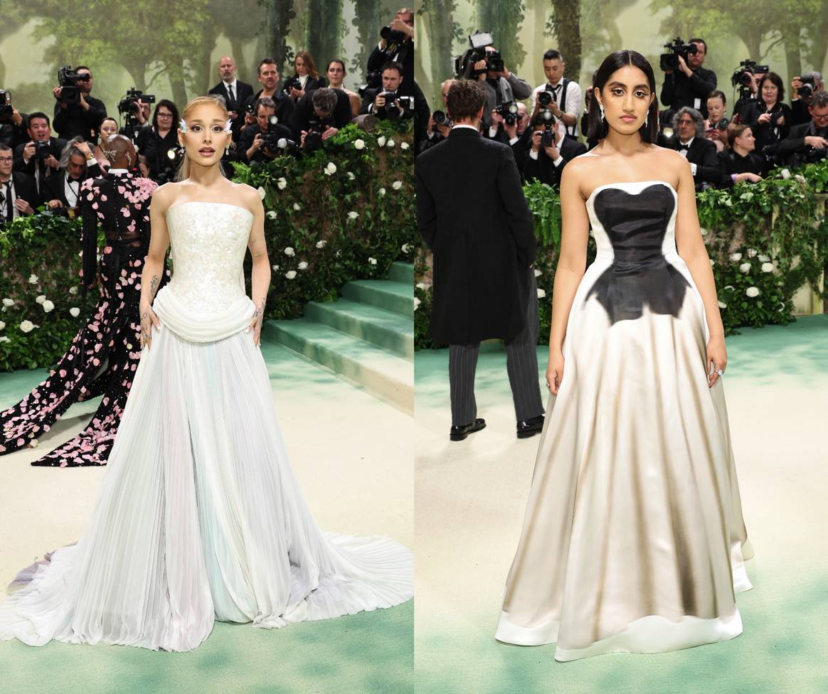 Ariana Grande y Ambika Mod en Loewe.