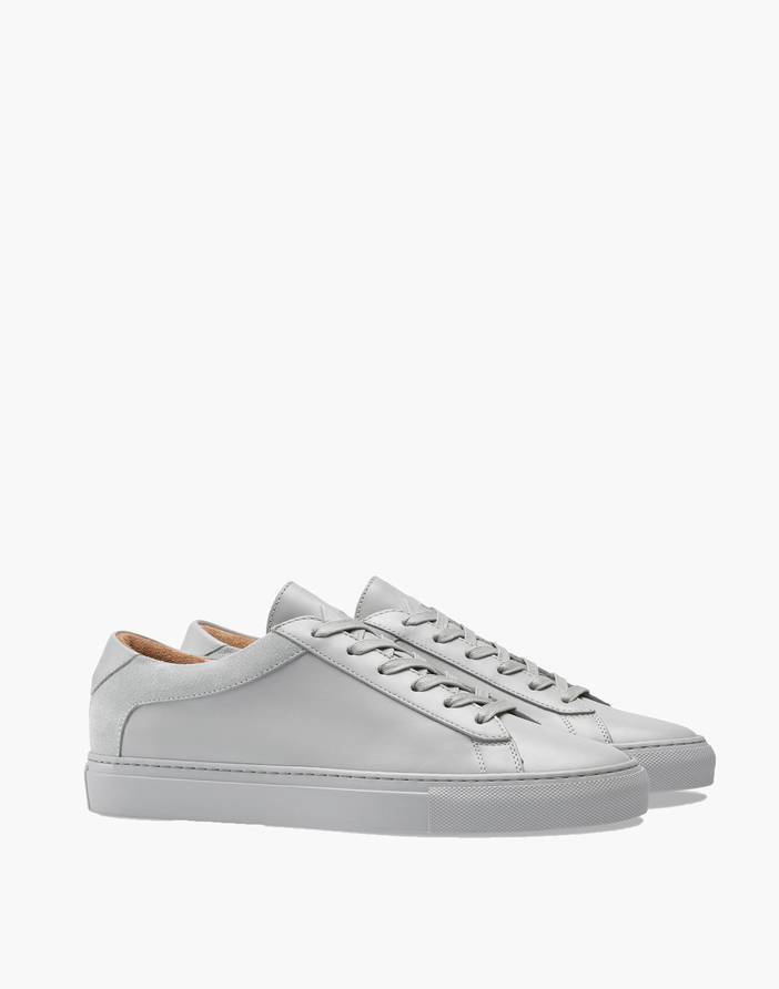 Koio Capri Perla Low-Top Sneakers in Grey Leather | Madewell