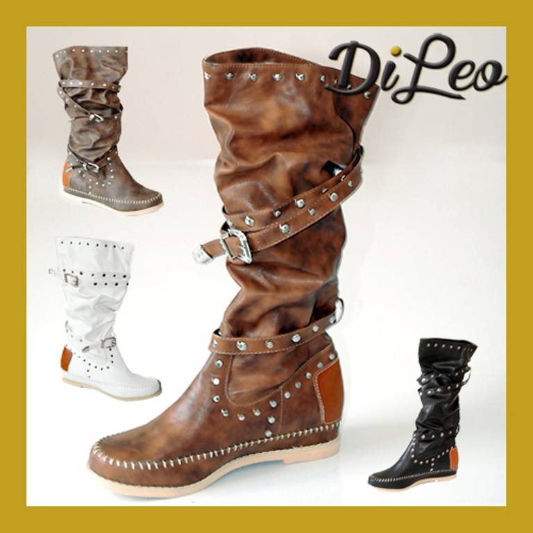Stivali Indianini Estivi  Borchie Summer Boots 33028  Di Leo Cal