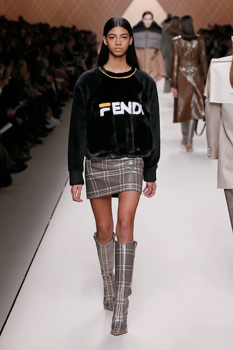 Fila x Fendi, la collection capsule AW18-19 présentée sur le podium à Milan