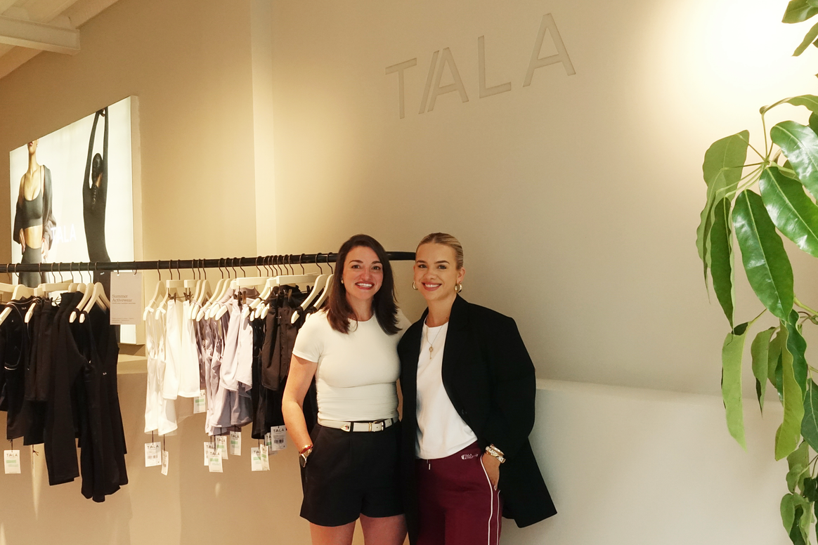 Tala chief executive Morgan Fowles (left) and founder Grace Beverley