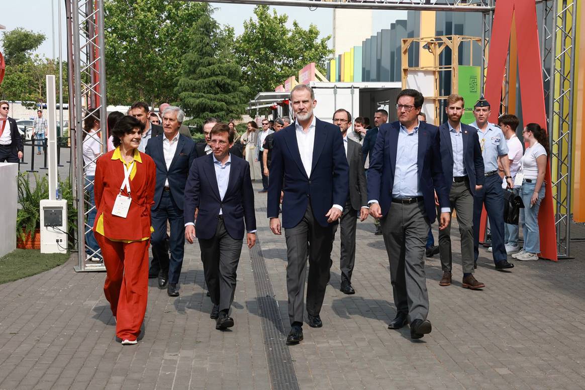 Don Felipe durante el acto inaugural del South Summit 2025, el 4 de junio de 2025 en Madrid (España).
