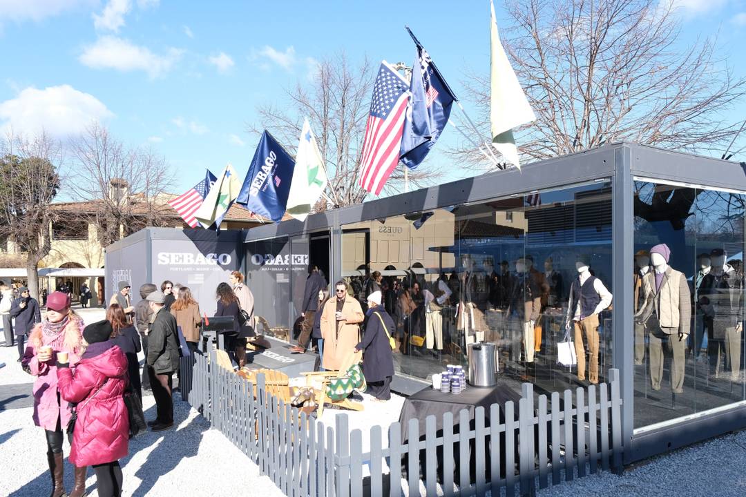 Lo stand Sebago a Pitti Uomo