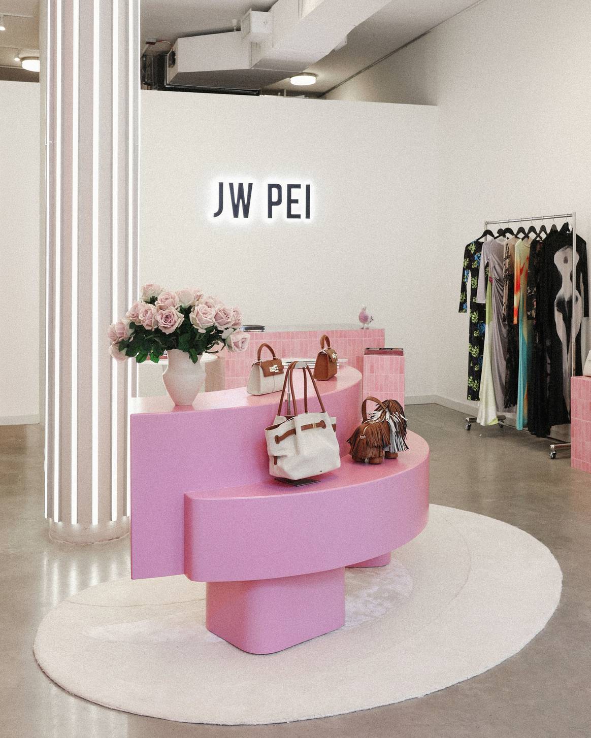 Interior of JW PEI debut pop-up in NYC