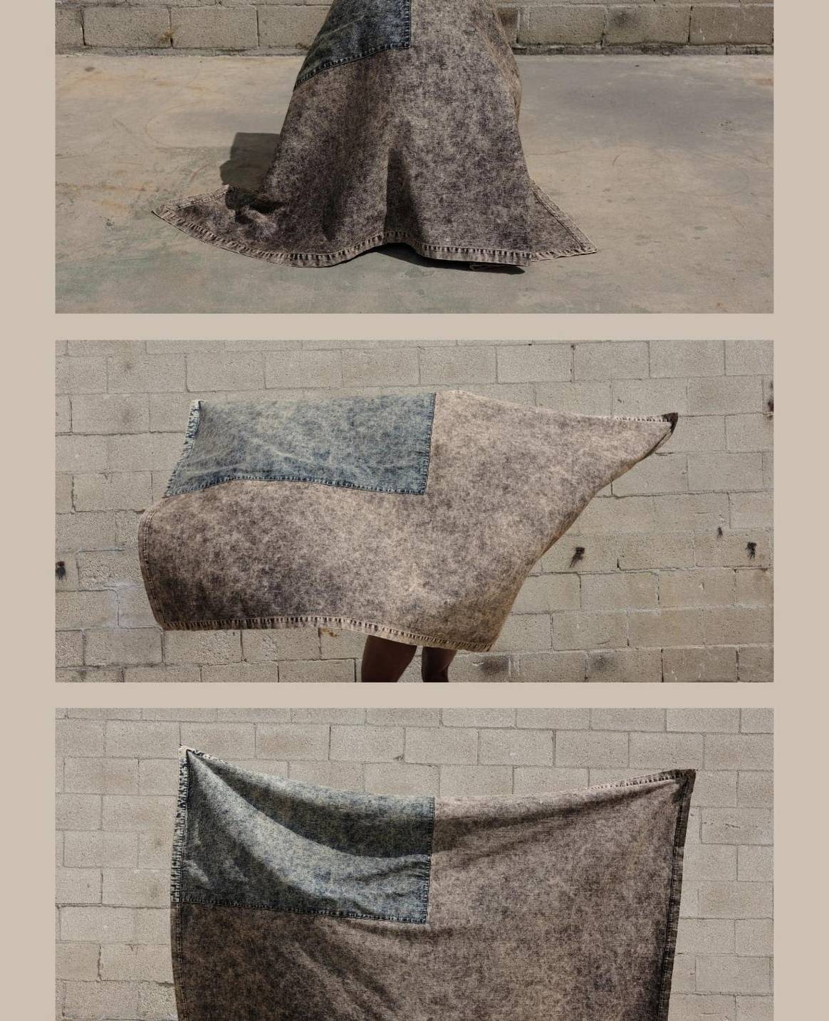 “Veil Flag” by S.R. STUDIO. LA. CA., 2020, courtesy of Sterling Ruby Studio, photography by Melanie Schiff.