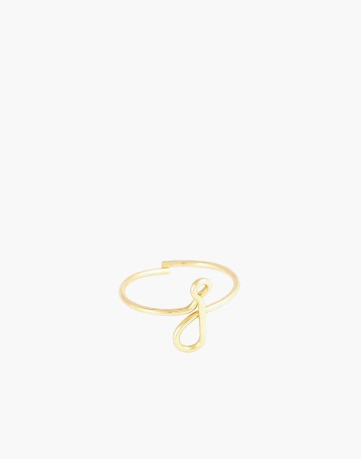 Atelier Paulin™ Poetic Letter Ring | Madewell