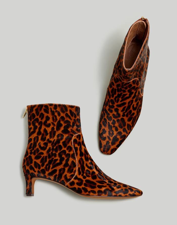 The Dimes Kitten-Heel Boot in Haircalf | Madewell