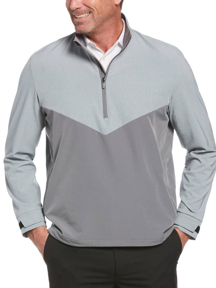 Men's Swing Tech™ Blocked 1/4 Zip Pullover Windbreaker | Callaway