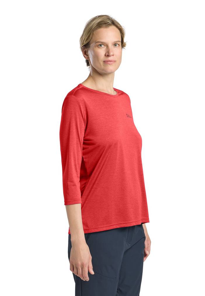 Crosstrail 3|4 T-Shirt Women Functioneel shirt Dames M blue night blue | Jack Wolfskin