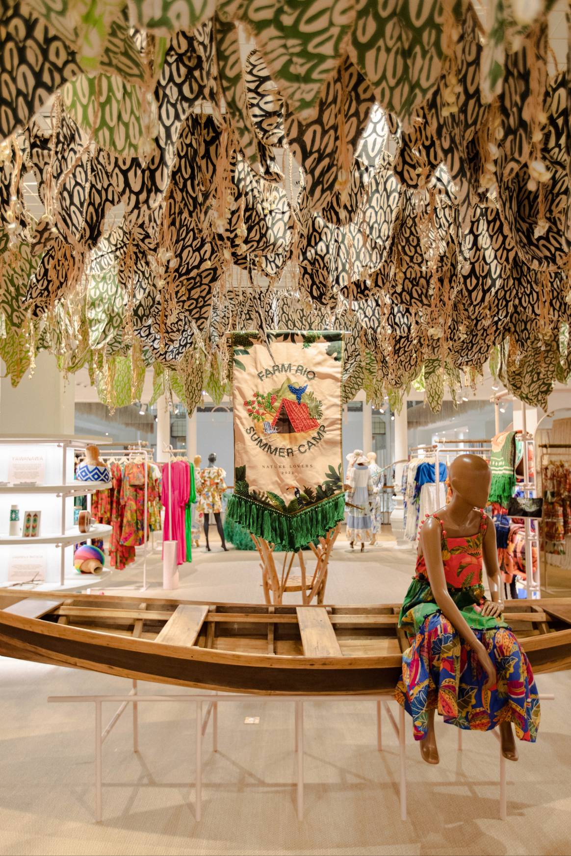 Pop-up Farm Rio au Bon Marché Rive Gauche, photo : Flavia Ribeiro, Farm Rio