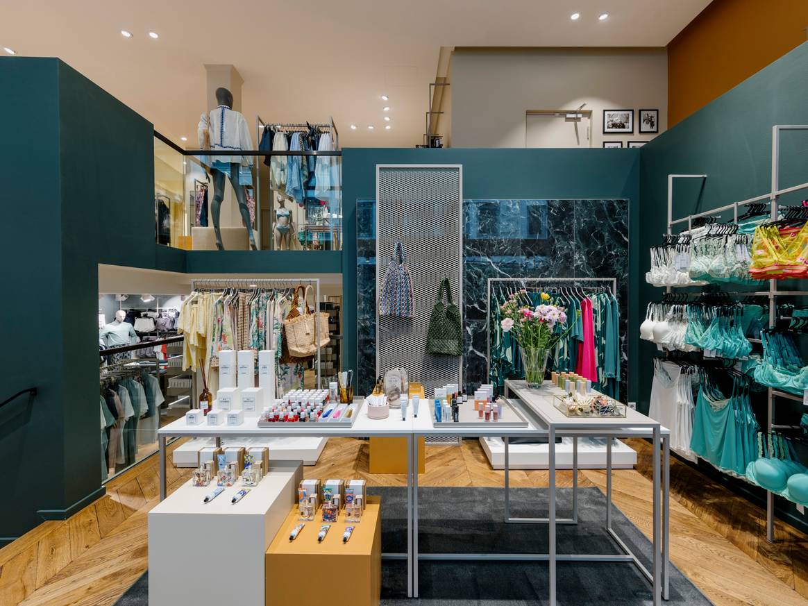 Der Mes Amis Store von Mey in Hamburg.