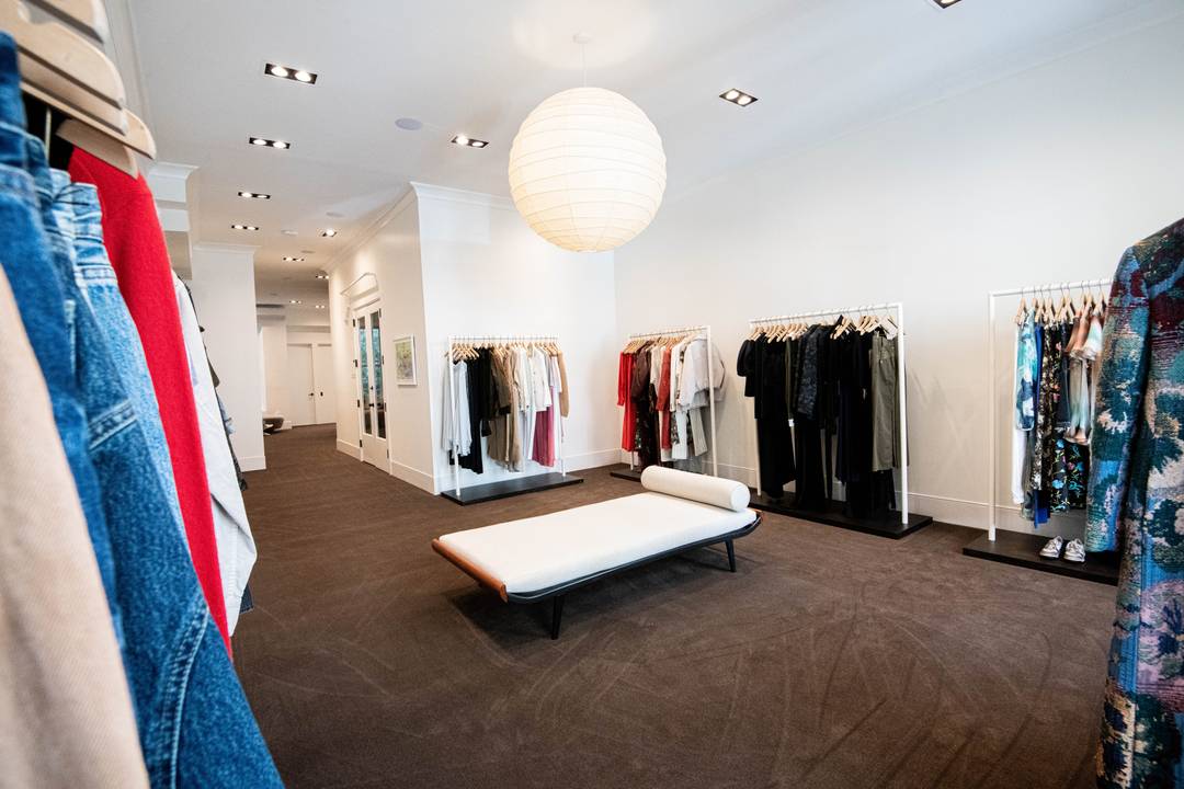 Inside the new Ludivine store at Madison and 73rd Street.