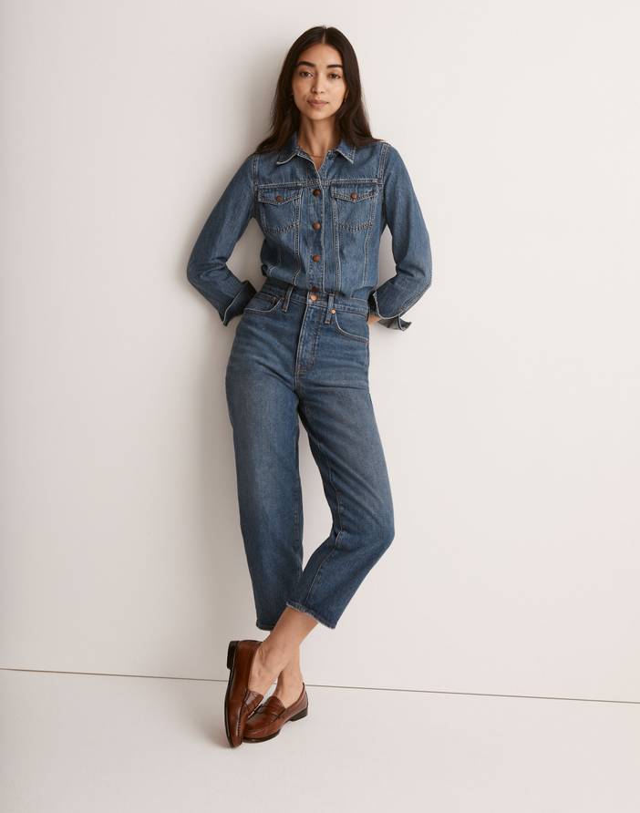 Petite Balloon Jeans in Ellisboro Wash | Madewell