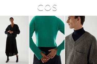COS LAUNCHES CASHMERE COLLECTION USING TRACEABLE AND RECYCLED CASHMERE