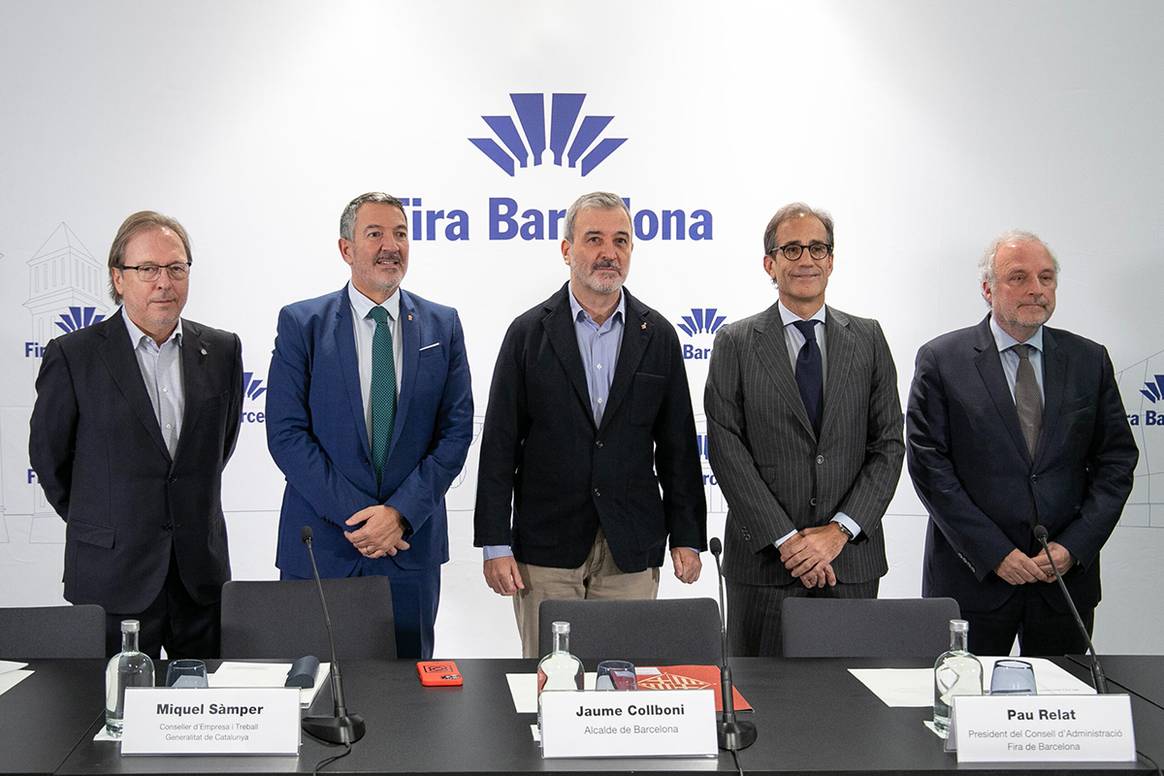 Presentación de los resultados anuales registrados por Fira Barcelona en 2024, el 13 de diciembre de 2024.