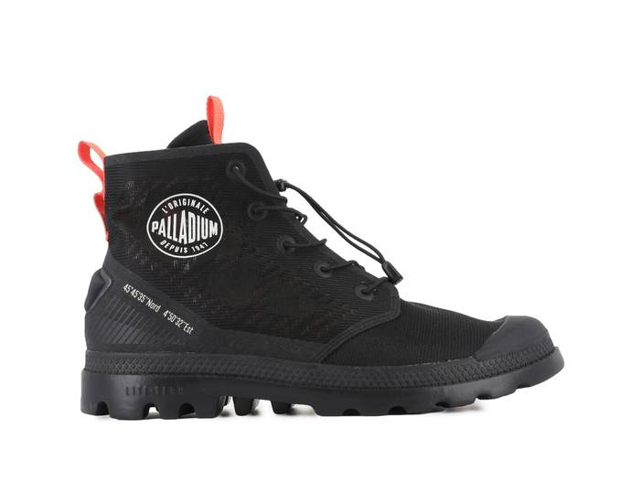 Unisex PAMPA LITE TRAVEL VT BLACK | Palladium
