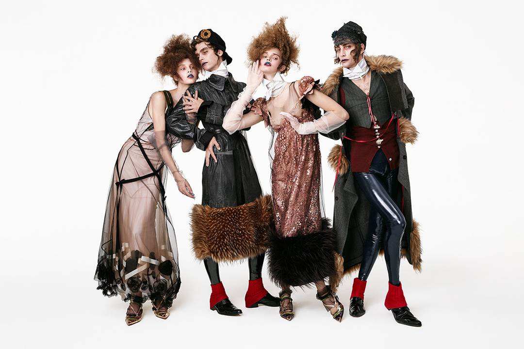 Immagine della campagna della collezione Re{form} Zara Vol. 1, disegnata da John Galliano per Zara.